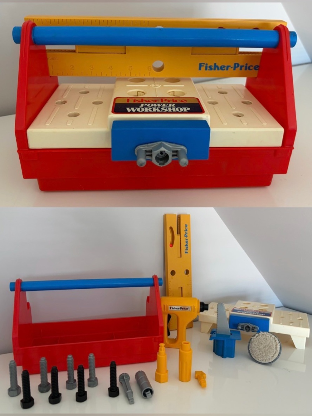 Vintage 1986 Fisher-Price Power Workshop